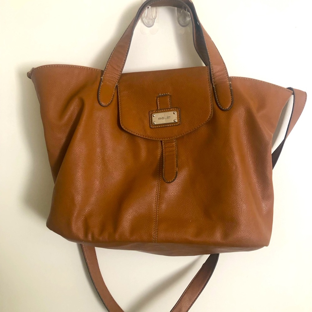❤️3 For $7🌹Nine West Light Brown Boho Bag/Satchel